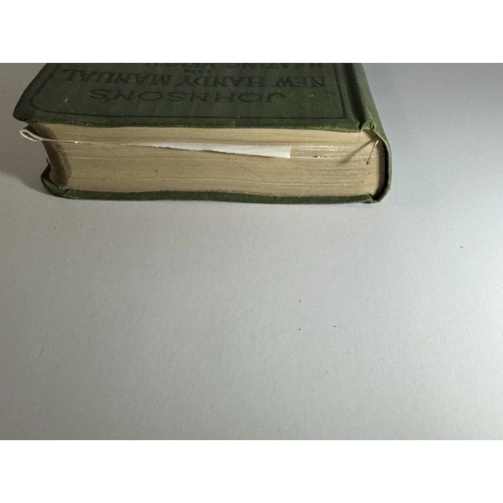 Johnson's New Handy Manual 1940 Heating Vent Mechanical Refrigeration & AC Book